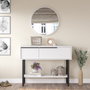 Hanah Home On12-W Aparador Blanco Tablero Partículas Melamina 100x76x29.5 cm
